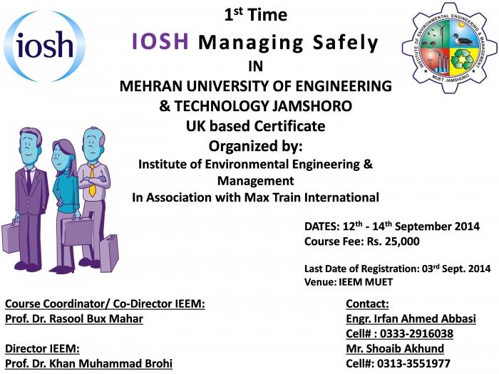 IOSH managing Safely training course Pakistan