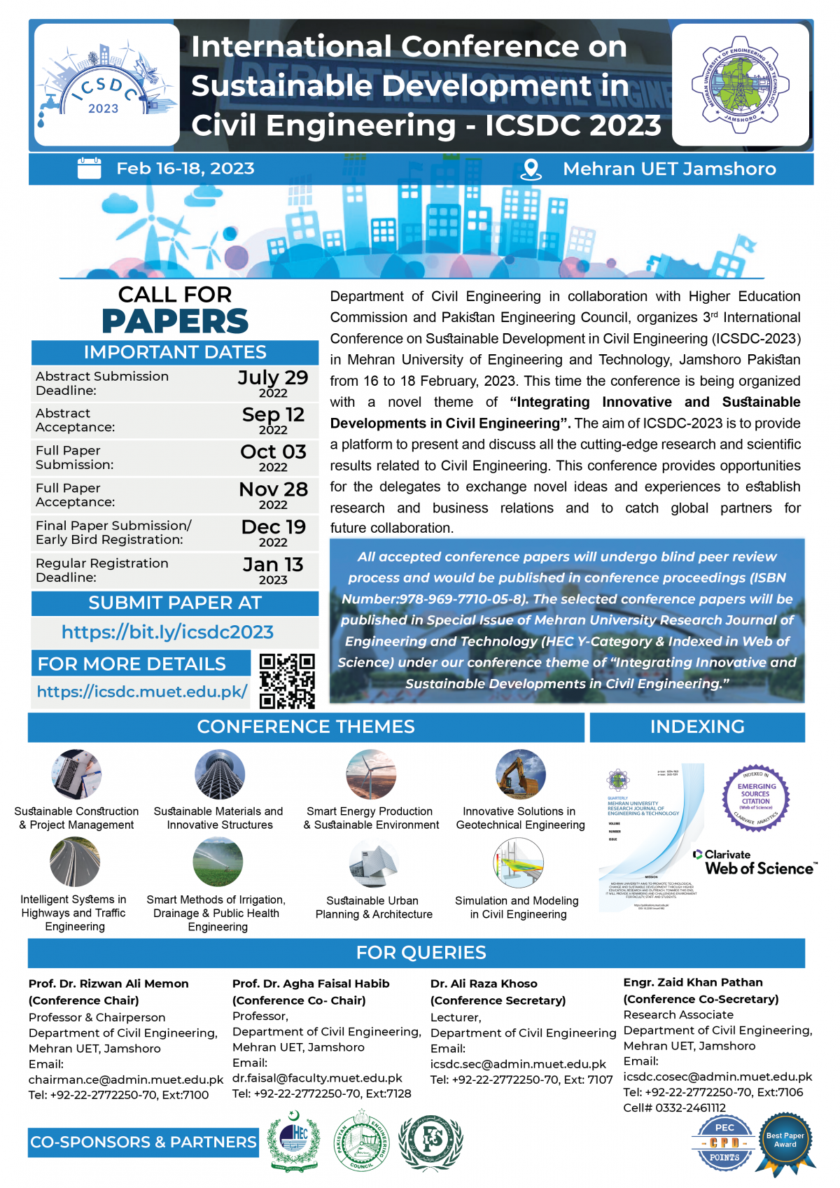 International Conference on Sustainable Development in Civil Engineering - ICSDC 2023