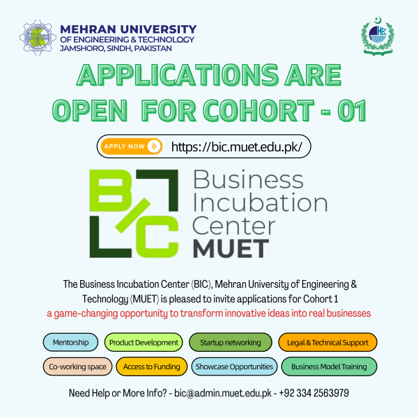 BIC MUET Cohort 1 - Banner